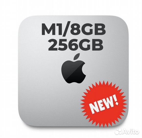Apple Mac mini M1 8гб 256 SSD NEW + magic keyboard