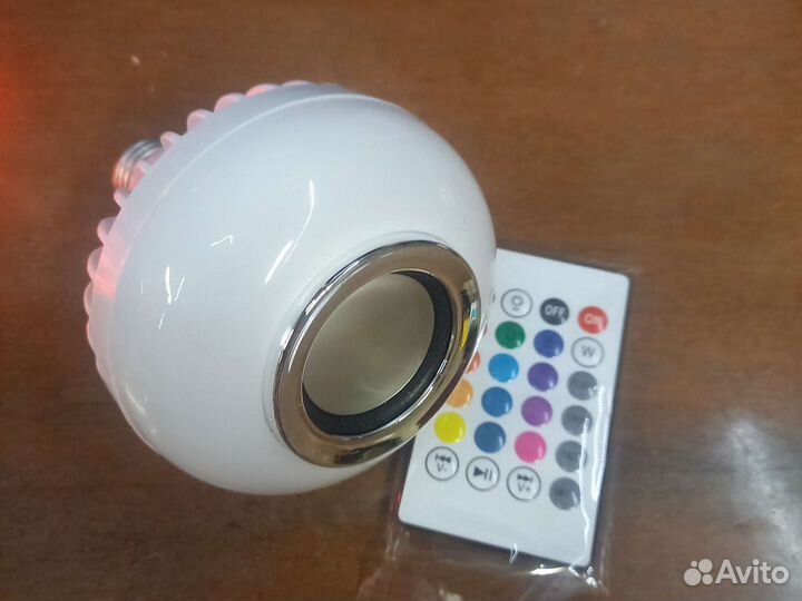 Колонка-лампа светодиодная