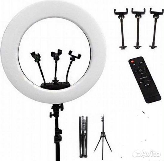 Новая Кольцевая лампа со штативом RL-14 36см