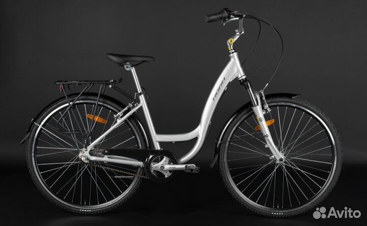 Велосипед horh vena 700C (2024) Grey-Black Kra418