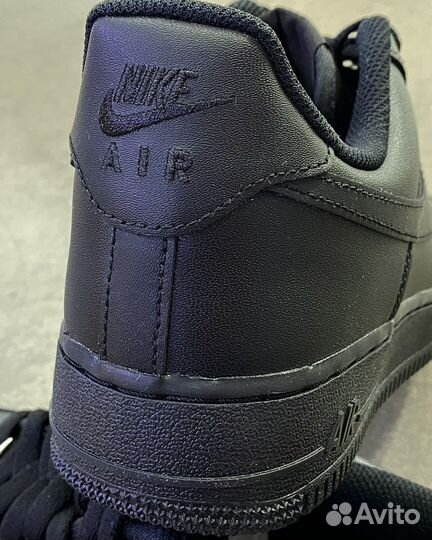 Nike air force 1 чёрные Оригинал