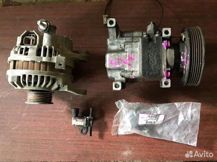 Компрессор кондиционера и генератор mazda3 1.6