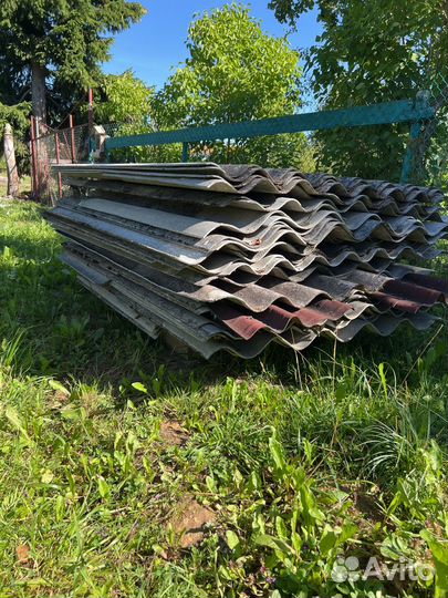 Шифер волновой бу