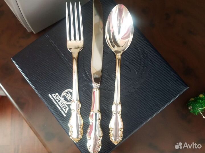Столовые приборы Кольчугинский мельхиор новые