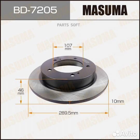 Masuma BD-7205 Диск торм