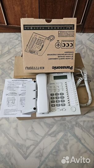 Мини атс panasonic KX TEM824RU + системный телефон