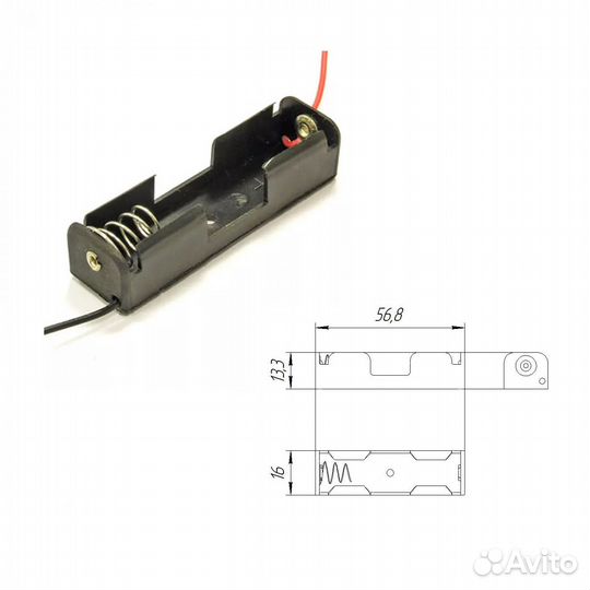 1 шт Батарейный отсек BH311 одна батарея аа BH613