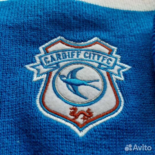 Children set scarf + gloves FC Cardiff City, NEW