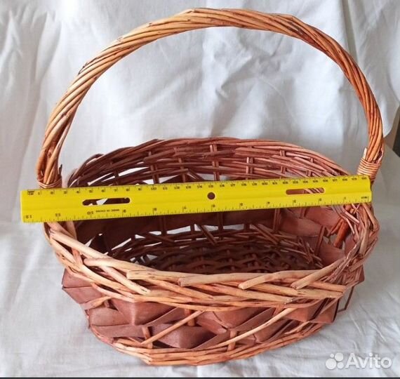 Корзина плетенная для декора, цветов, подарков