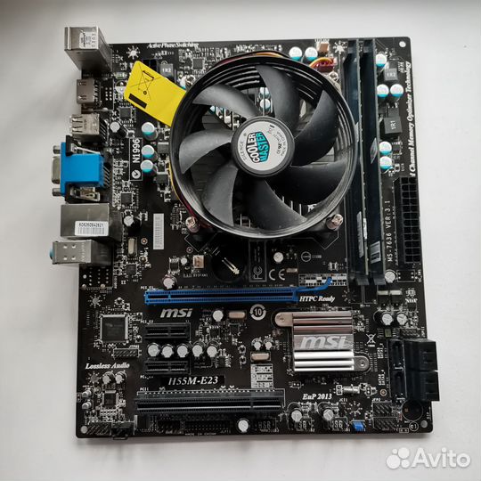 Мат плата + i3 + 4GB