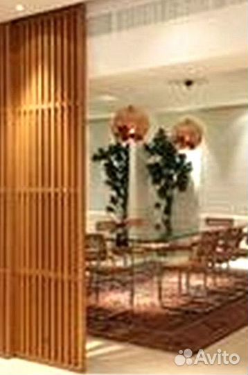 Реечная раздвижная дверь