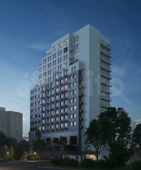 2-к. квартира, 66,3 м², 13/16 эт.