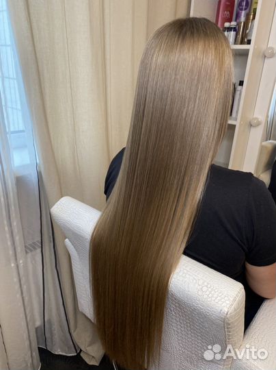Кератиновое выпрямление волос выезд на дом