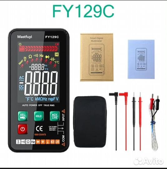 Умный мультиметр mastfuyi FY129C