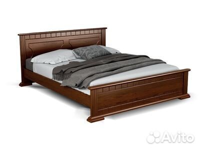 Кровать Аскона из массива дерева