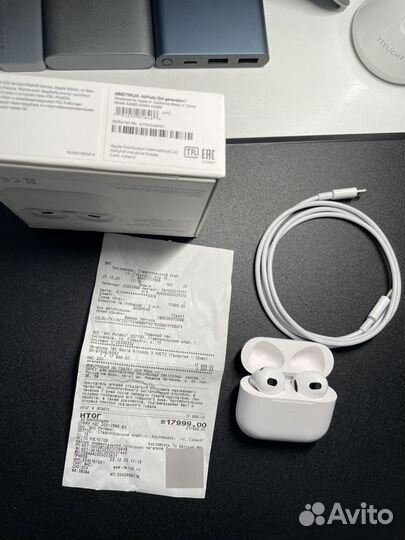 Наушники apple earpods 3