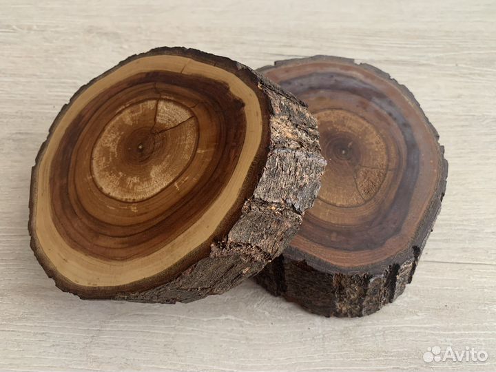 Декоративные спилы, подставка