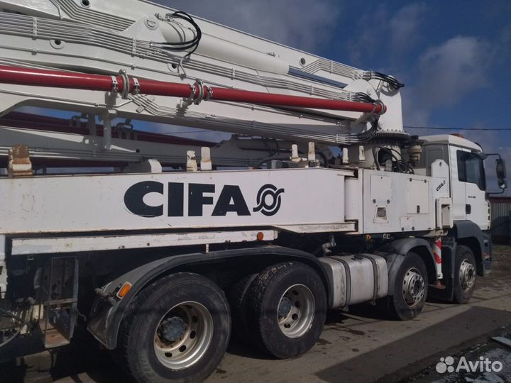 Автобетононасос MAN. Установка cifa K43+1 XRZ