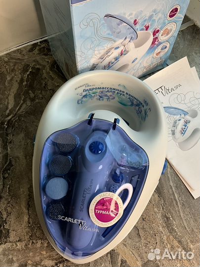 Маникюрно - педикюрный набор scarlet новый с насад