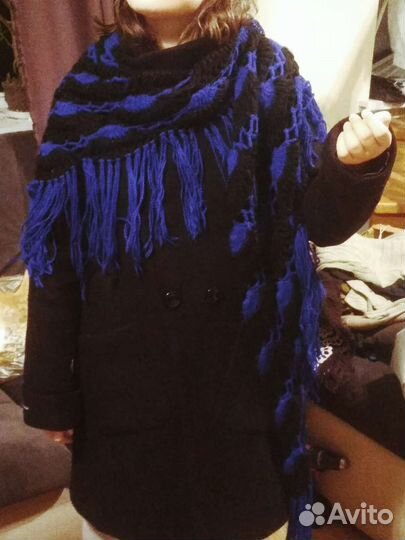 Большая шаль из акриловой шерсти