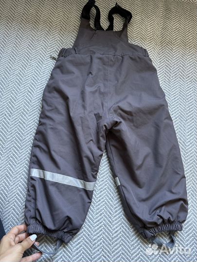 Полукомбинезон зимний и шапка 86 92 Lassie