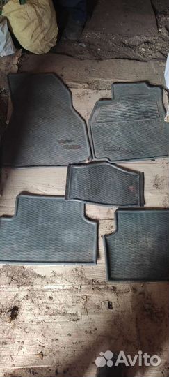 Автомобильные коврики резиновые рено меган