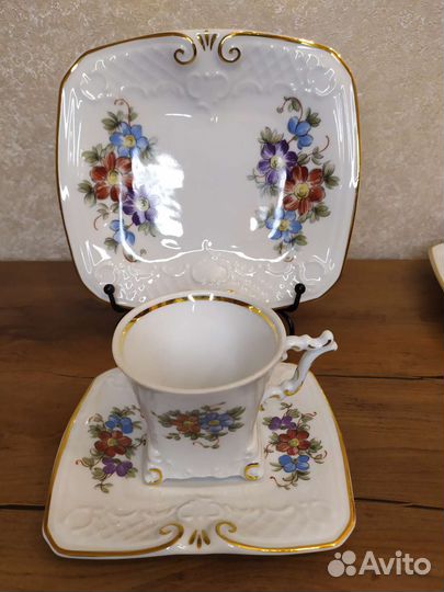 Чайные кофейные трио Германия Gerоld Tettau