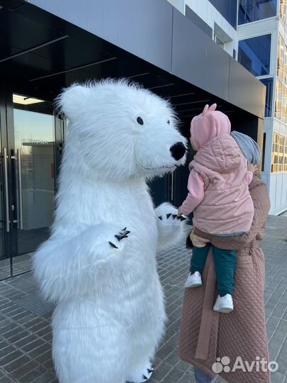 Белый мишка поздравление