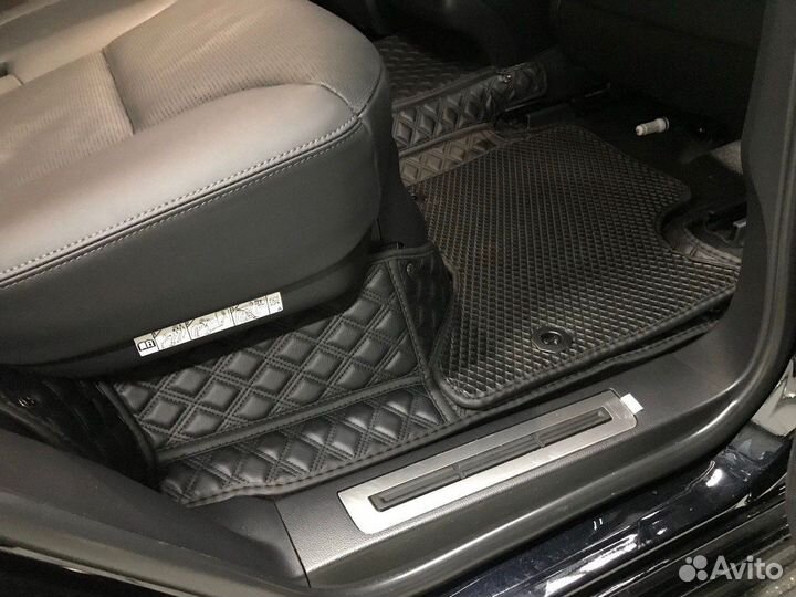 3D ковер из экокожи в салон Land Cruiser 300 Z4ZW6