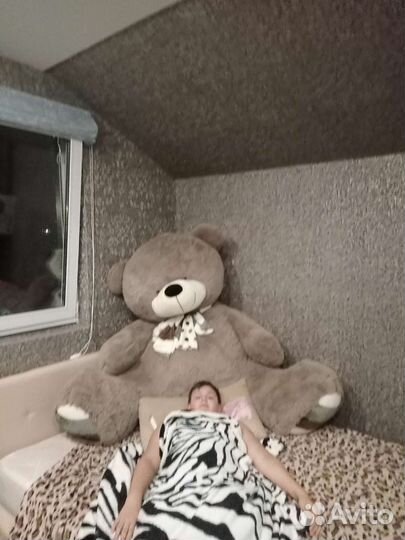 Плюшевый медведь огромный