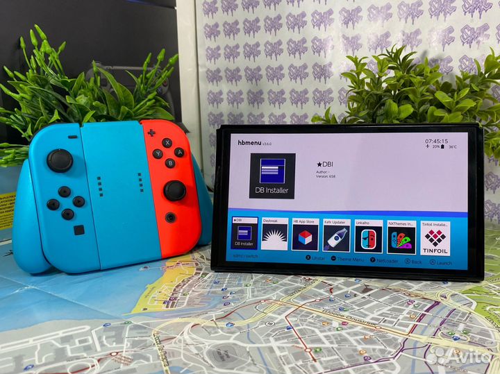 Прошитая Nintendo Switch Oled