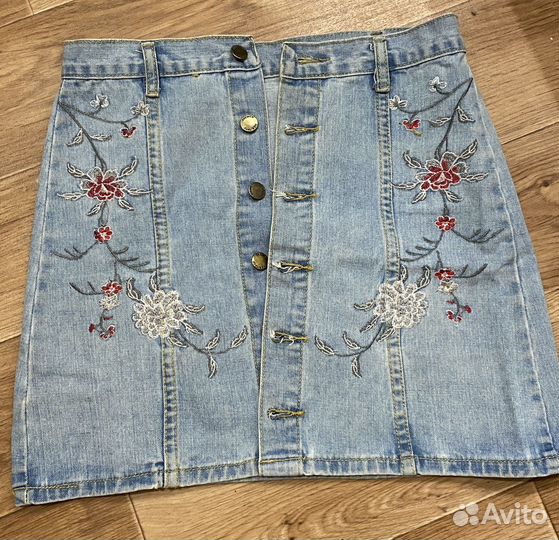 Джинсовая юбка