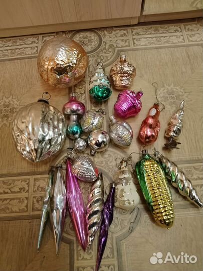 Елочные игрушки СССР индус утенок пигвин