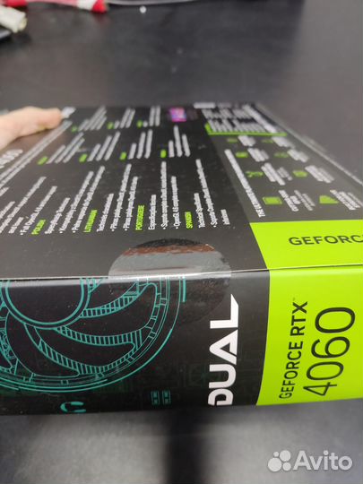 Видеокарта Palit RTX 4060 Dual 8 Гб gddr6 новая