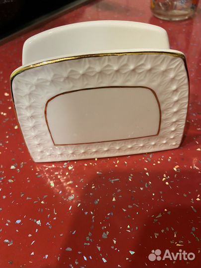 Салфетница фарфоровая