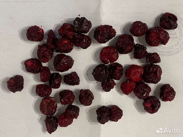 Вишня сушёная сублимированная без косточки