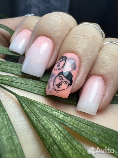 Маникюр и пеликюр гель лак, наращивание