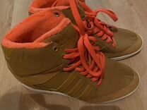 Кеды кромсовки на танкетке adidss neo label 39