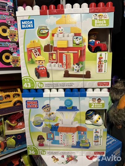 Новые конструкторы Mega Block Аэропорт Ферма