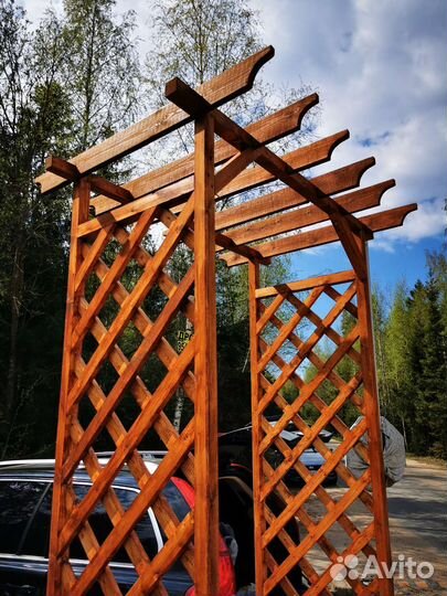 Арка садовая деревянная / Пергола