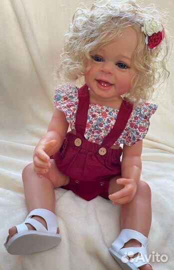 Кукла реборн силиконовая, можно купать