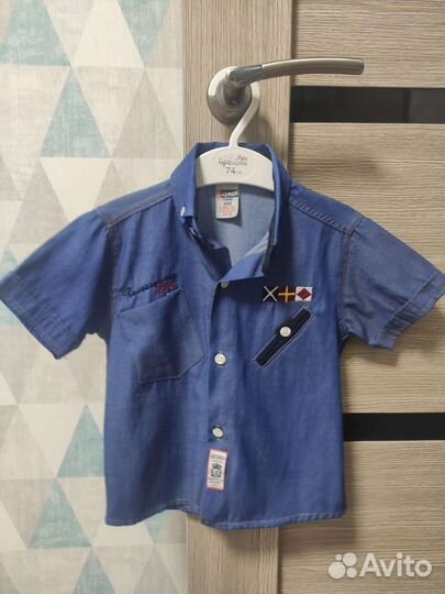 Рубашка на мальчика 86