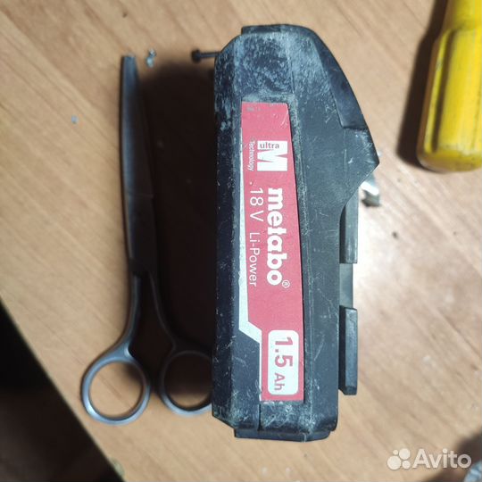 Аккумулятор 18в и зарядное metabo
