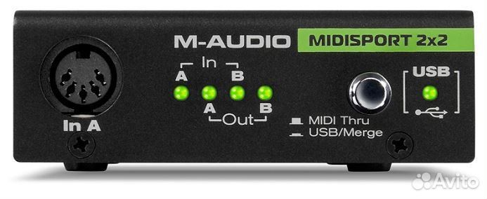 Midi интерфейс M-audio midisport 2x2 USB