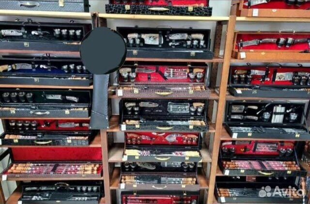 Подарочный набор шампуров в кейсе