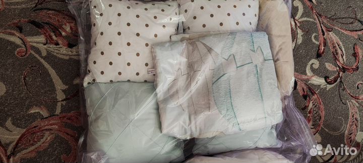 Бортики кокон ванночка развивающий коврик