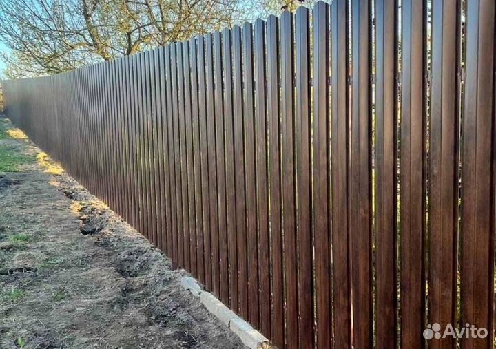 Заборы из профнастила