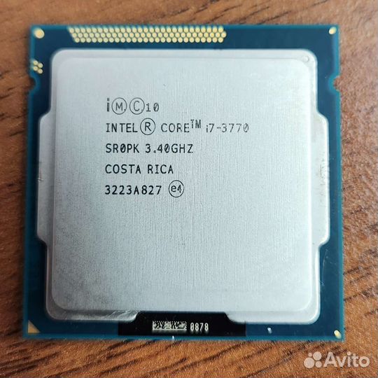 Процессор Intel core i7 3770