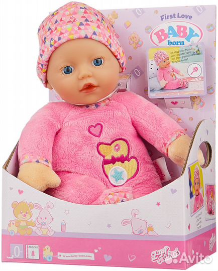 Кукла my little baby born мягкая с твердой головой