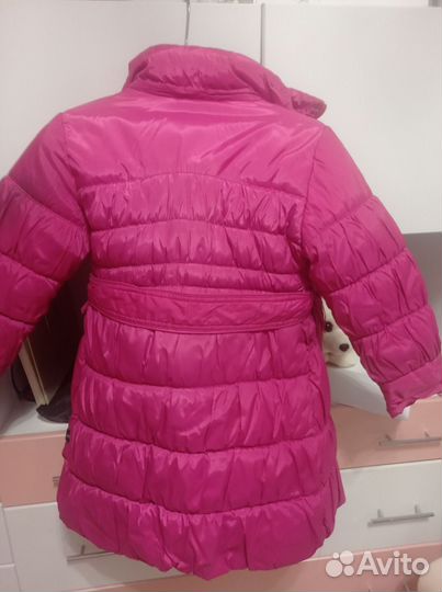 Пальто зимнее на девочку 140